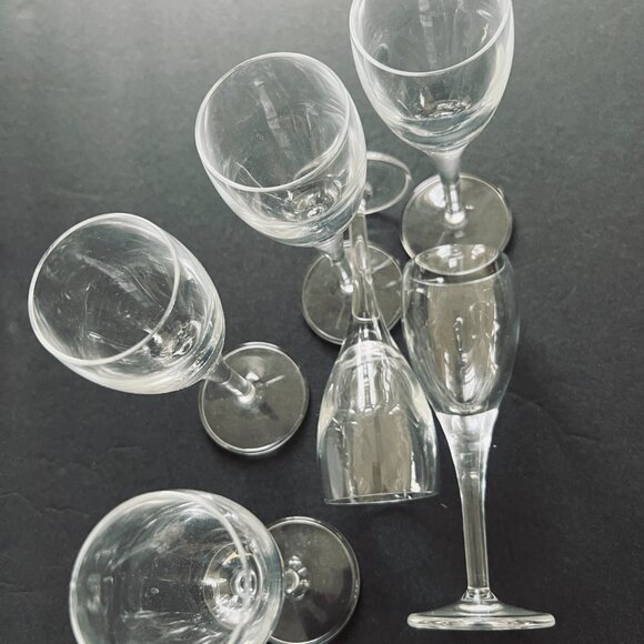 VINTAGE Set of 6 Stemmed Cordial/Aperitif Glasses EUC - Picture 3 of 6